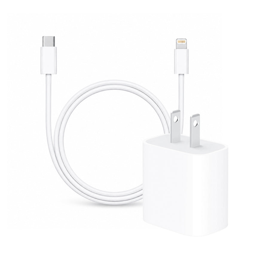 Apple Cubo Cargador + Cable Carga USB-C / Lightning 35W